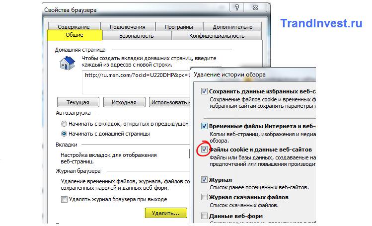 куки internet explorer 